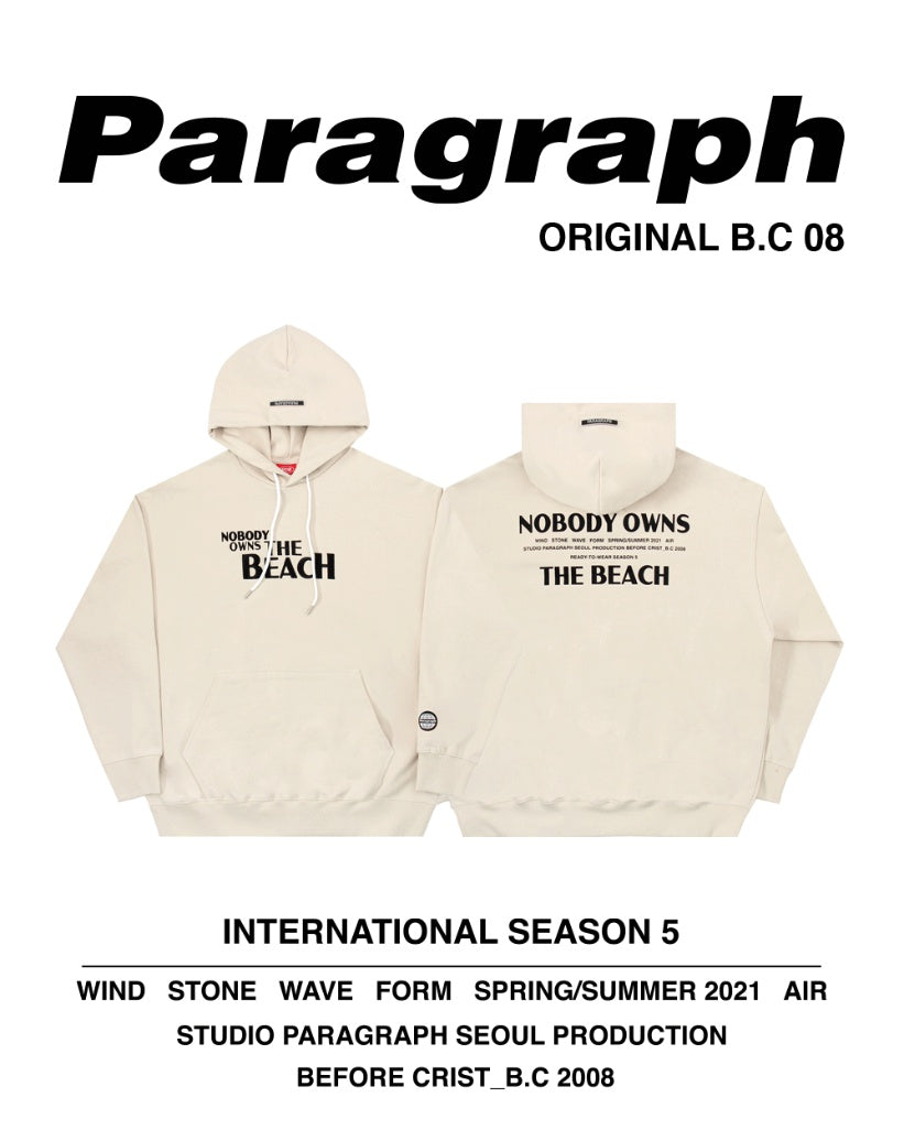 paragraph nobody one's embroidered hood 4color