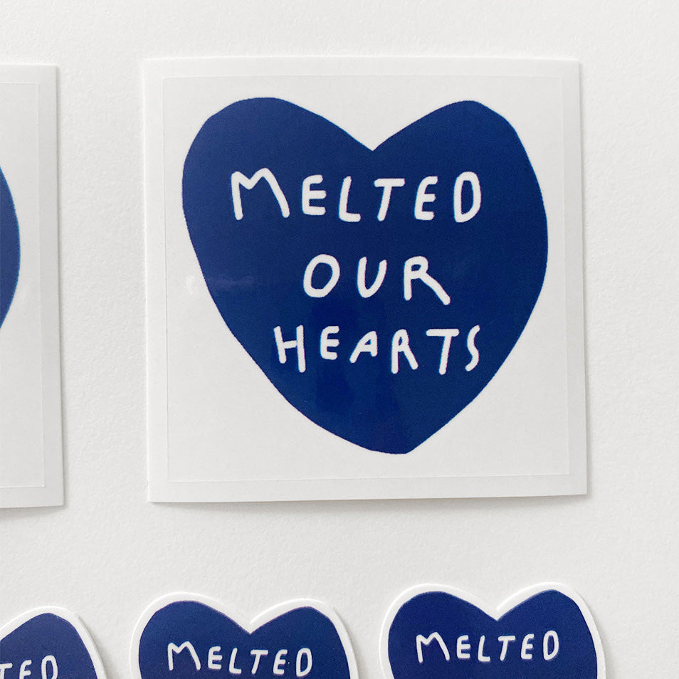 Heart Stickers (Dark Blue)