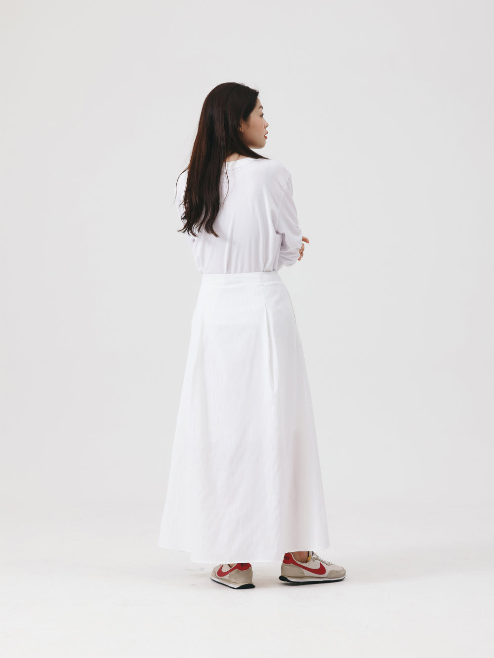 LONG SHIRTS SKIRT (2color)