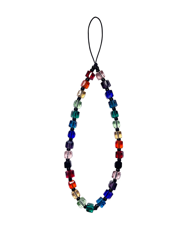 Rainbow Crystal Phone Strap