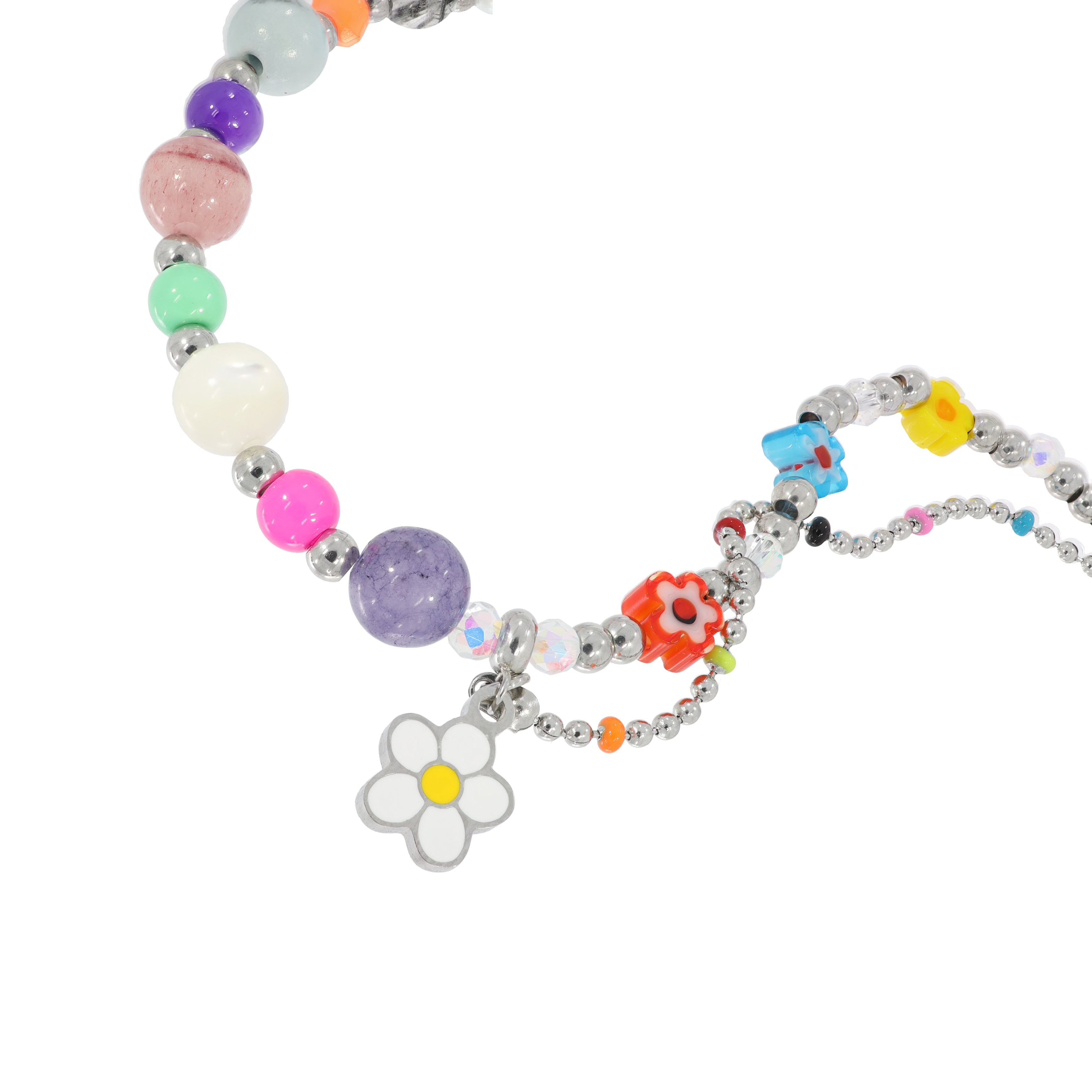 Colorful Daisy Beads Bracelet