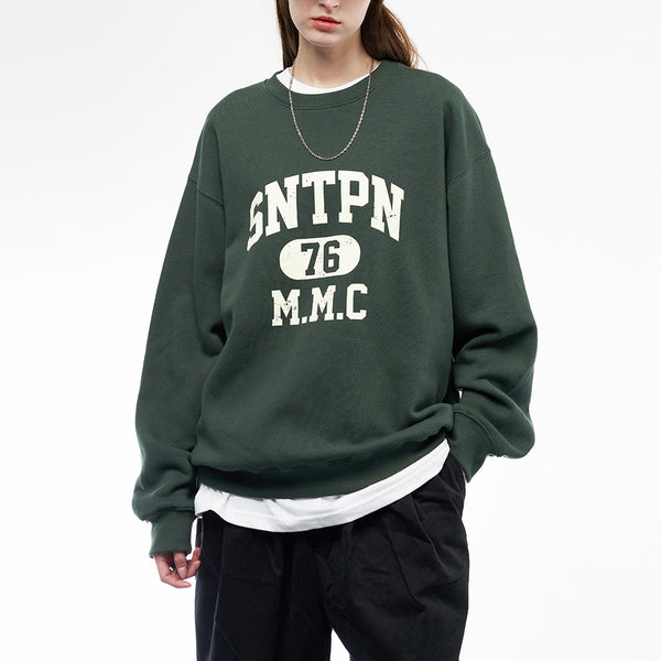 SP SNTPN LOGO CREWNECK-ASH MELANGE