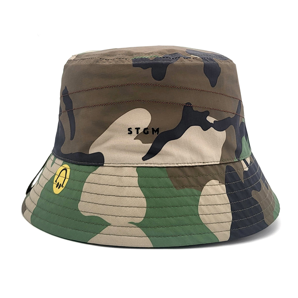 23 CAMO REVERSIBLE BUCKET HAT WOODLAND