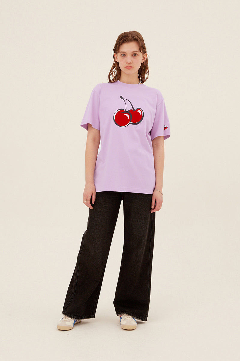 ビッグチェリー半袖Tシャツ／BIG CHERRY T-SHIRT JS