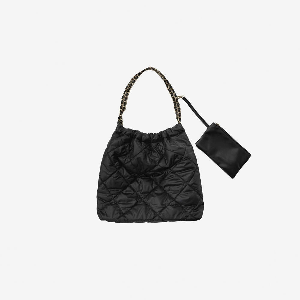 Sercy quilted chain shoulder bag