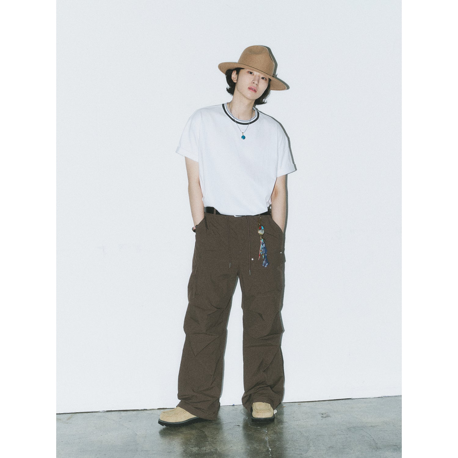 REFINE NYLON PARACHUTE PANTS_BR