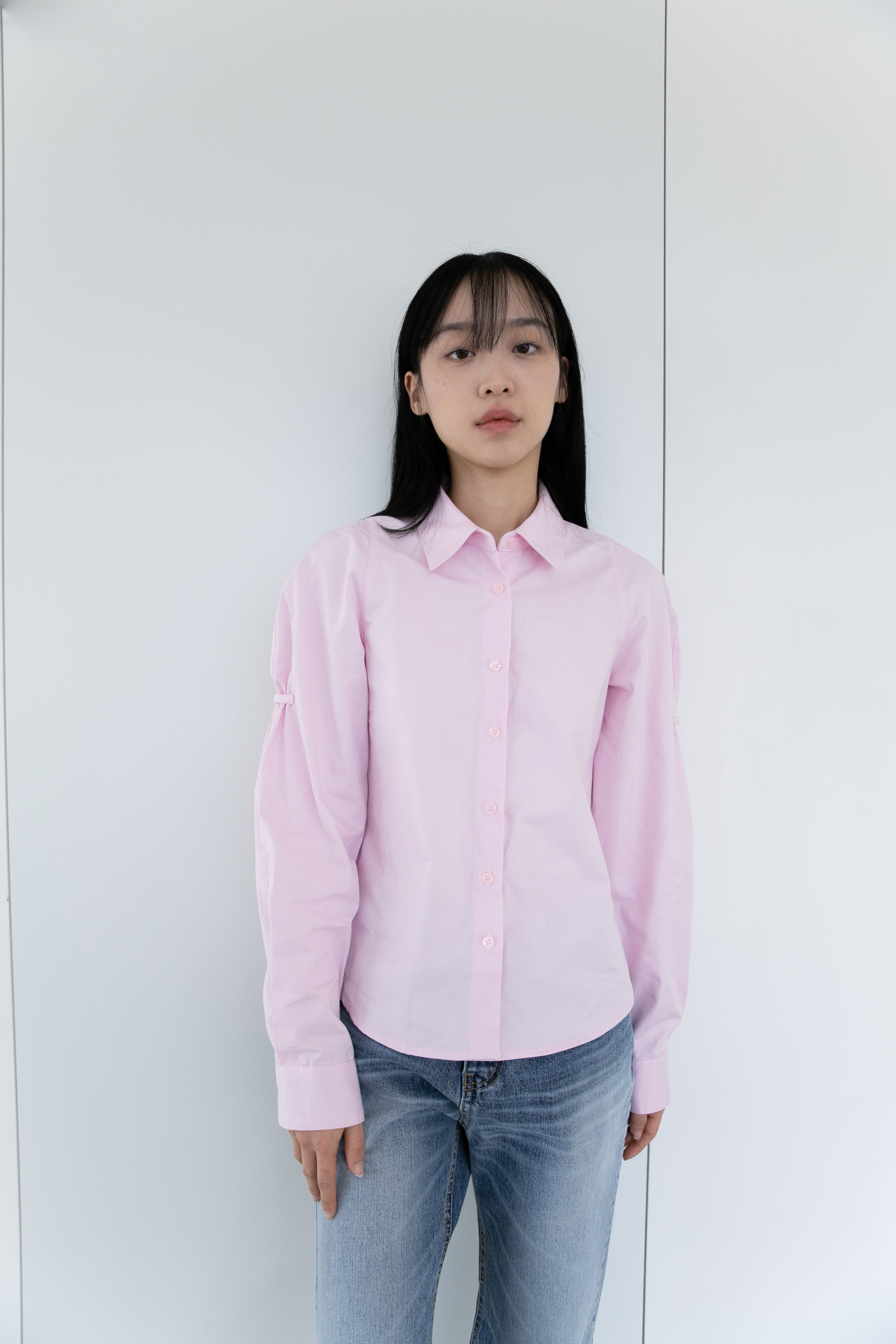puff rope sleeve shirts(3colors)