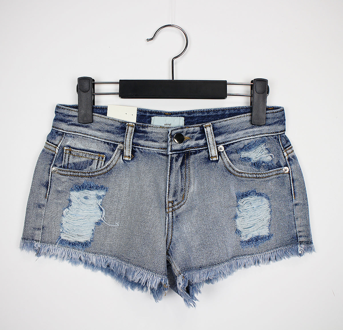 no.730 Low Waist Denim Shorts