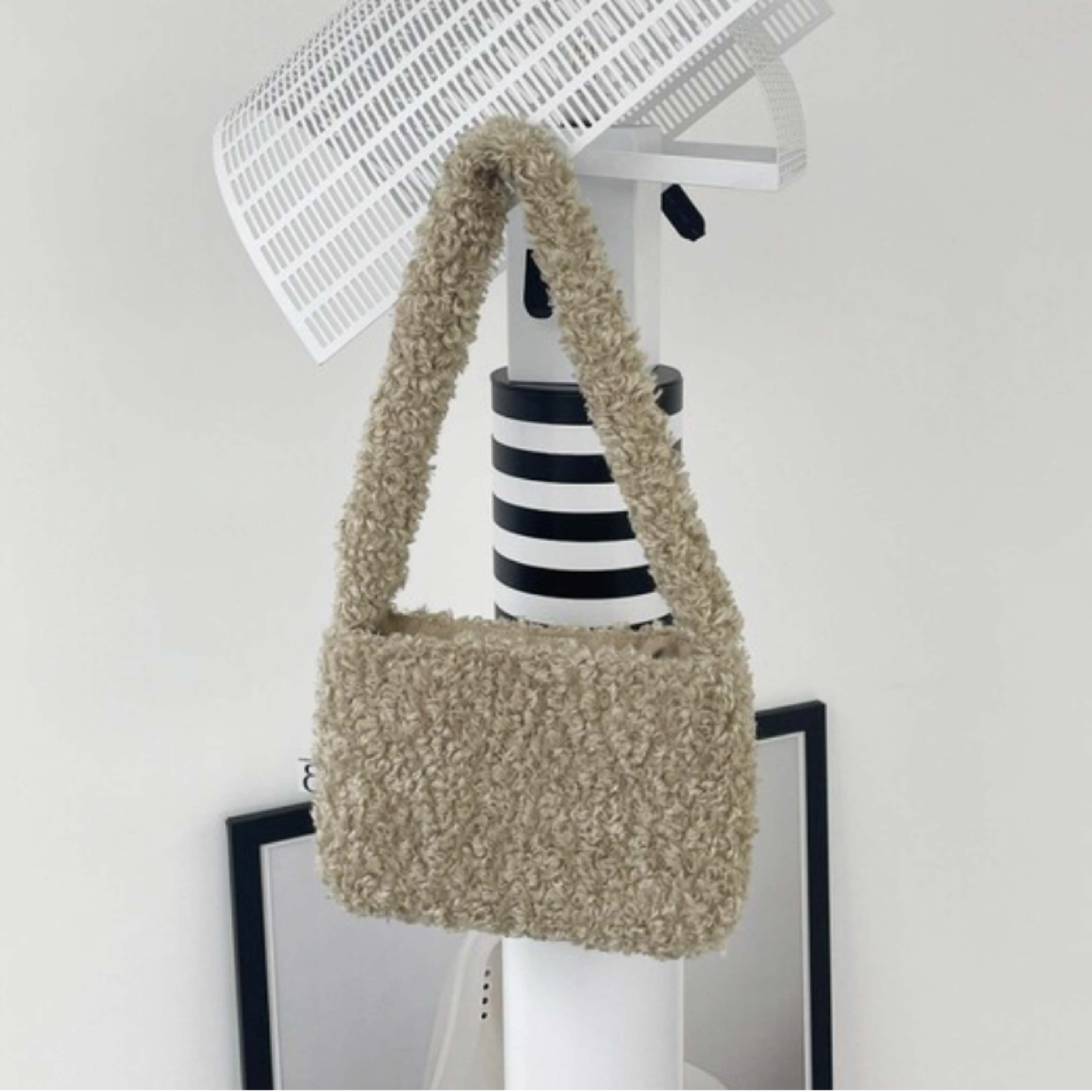 Fluffy Bag_Olive