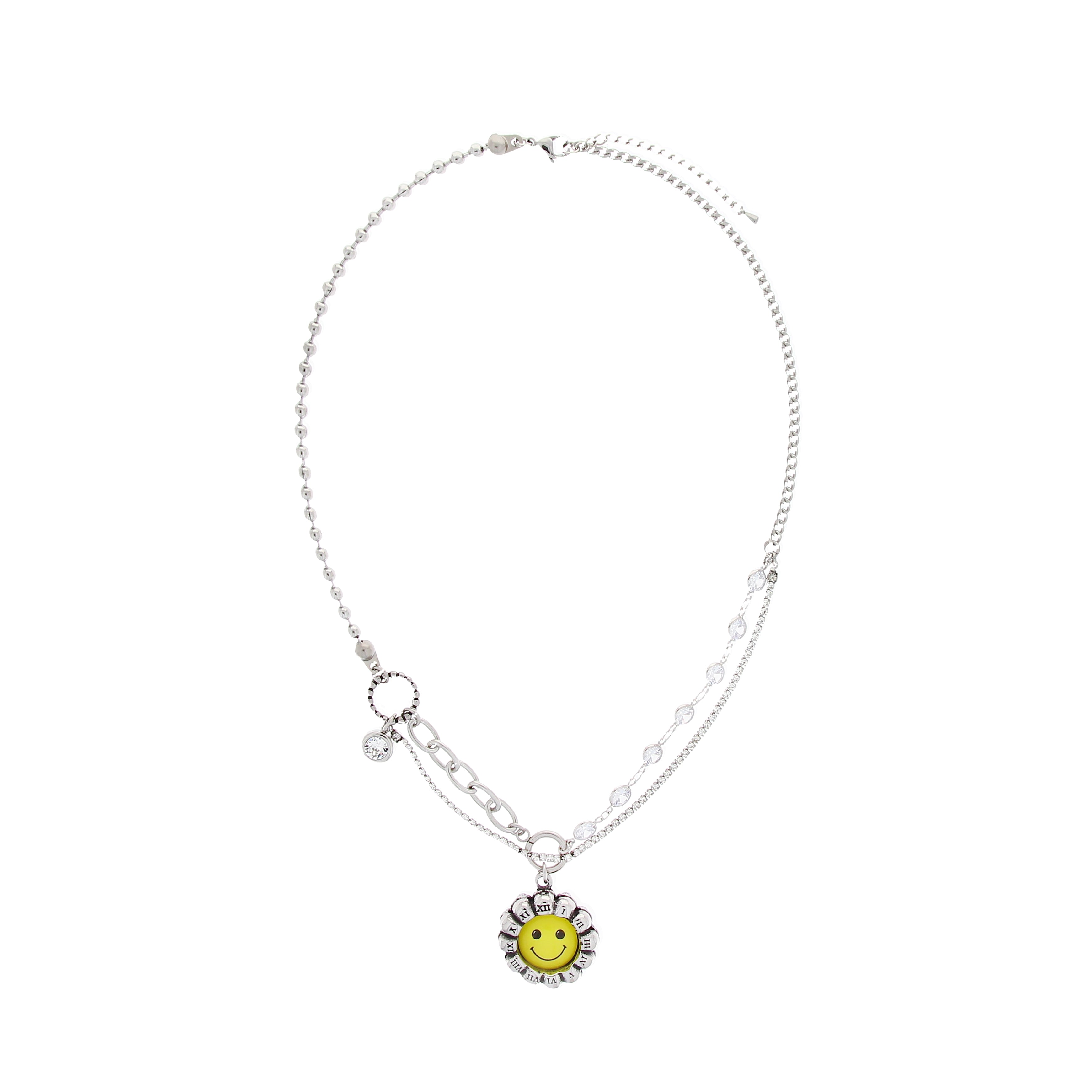 Yellow Skull Smile Necklace