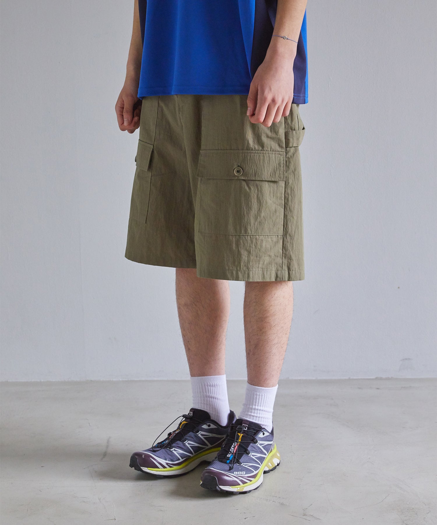 Fatigue Pocket Half Pants (Khaki)