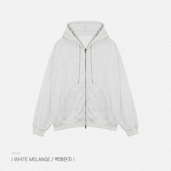 COZY Spring 2 Way Hood Zip Up (3color)