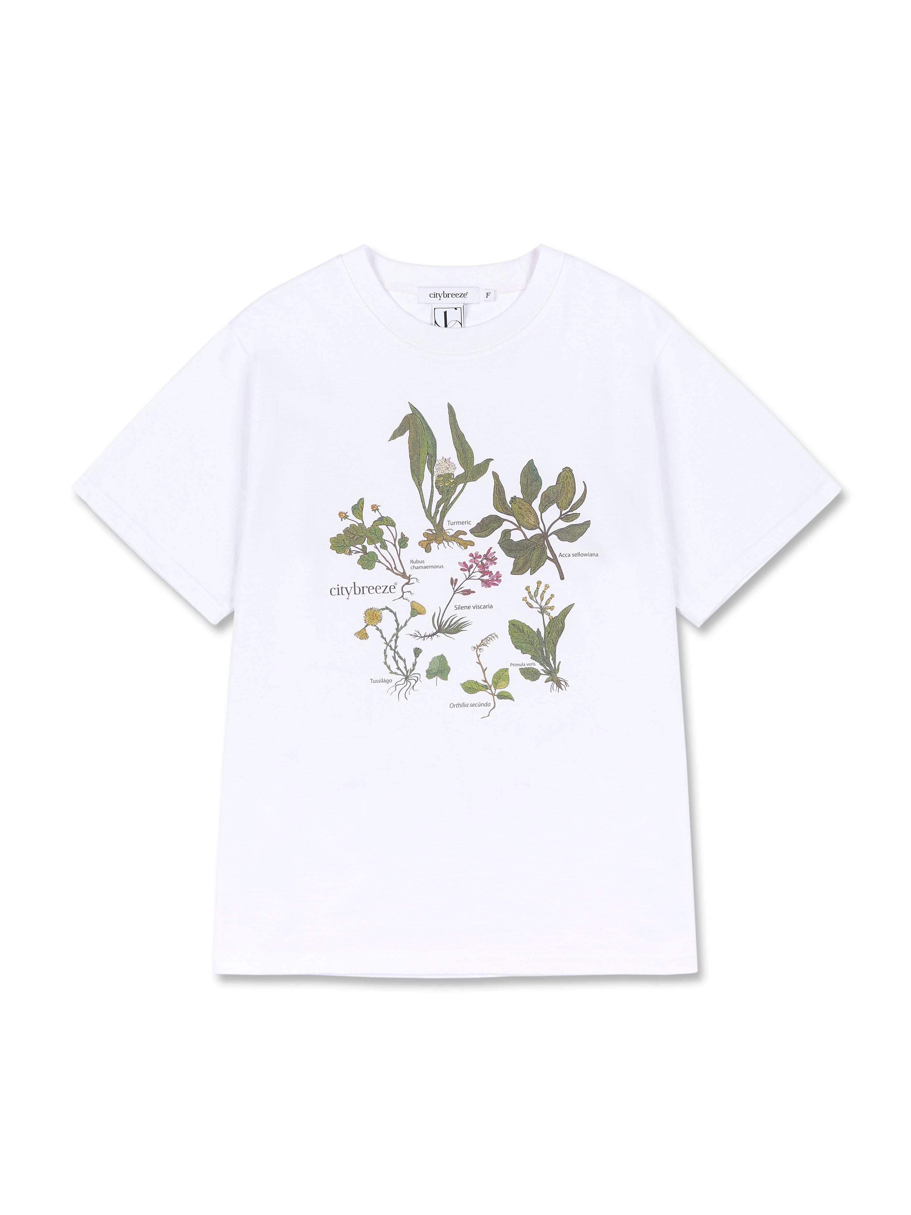 [BREEZE] Botanical Garden T-Shirts_WHITE (CTD1)