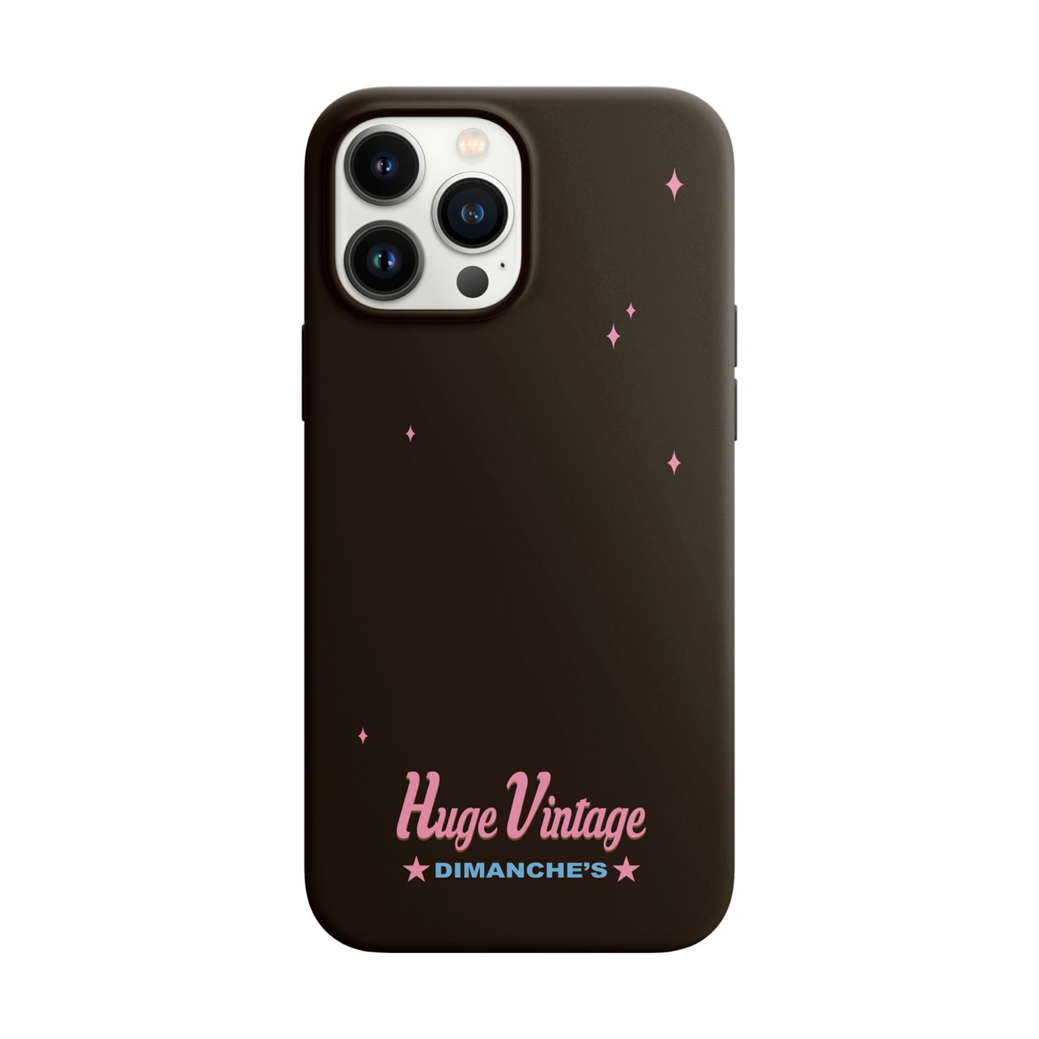 BROWN VINTAGE LOGO CASE