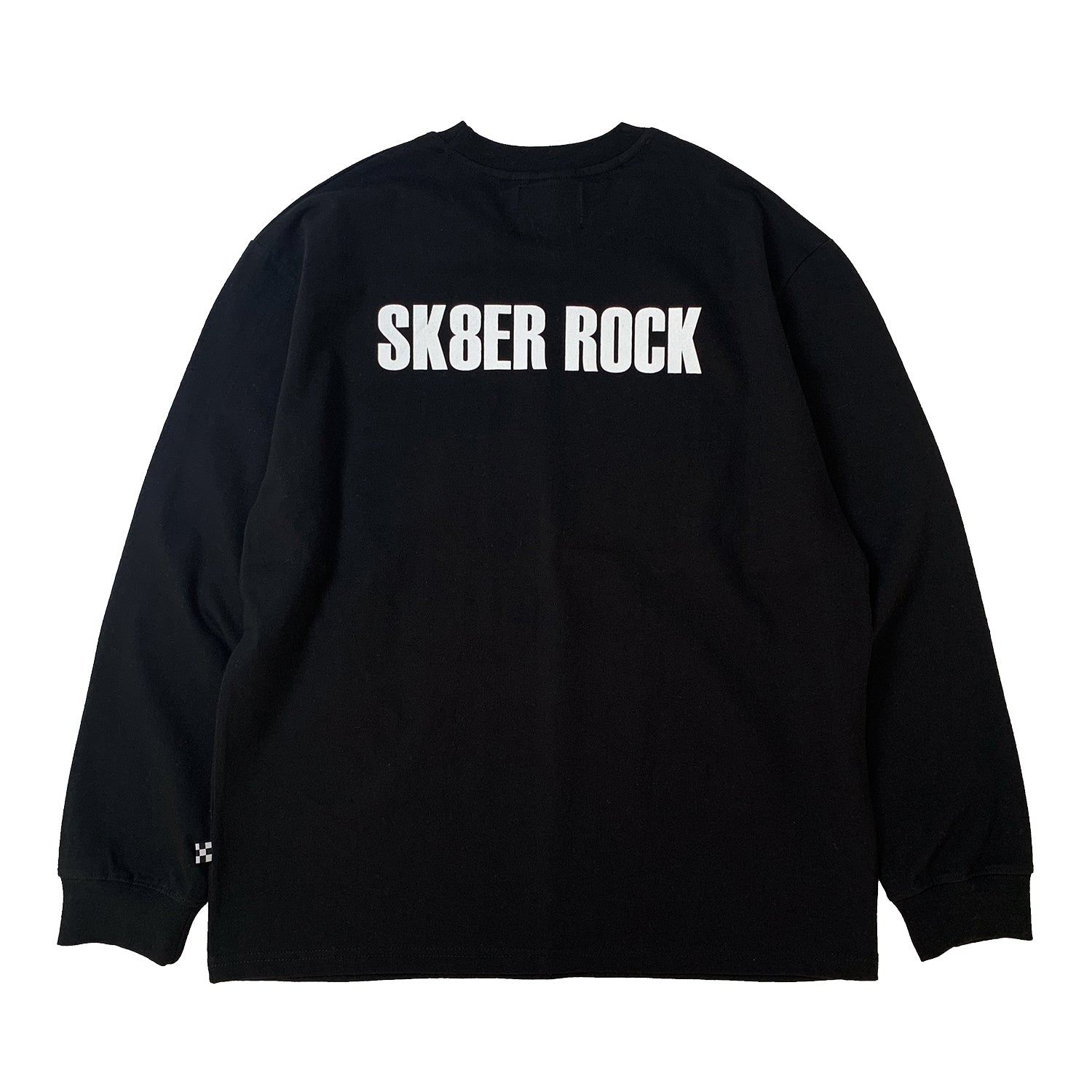 SK8ER ROCK LONG SLEEVE T-SHIRT BLACK