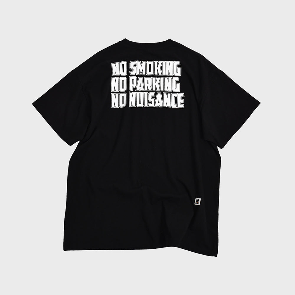 BURNING SMILE SHORT SLEEVE T-SHIRTS (BLACK)