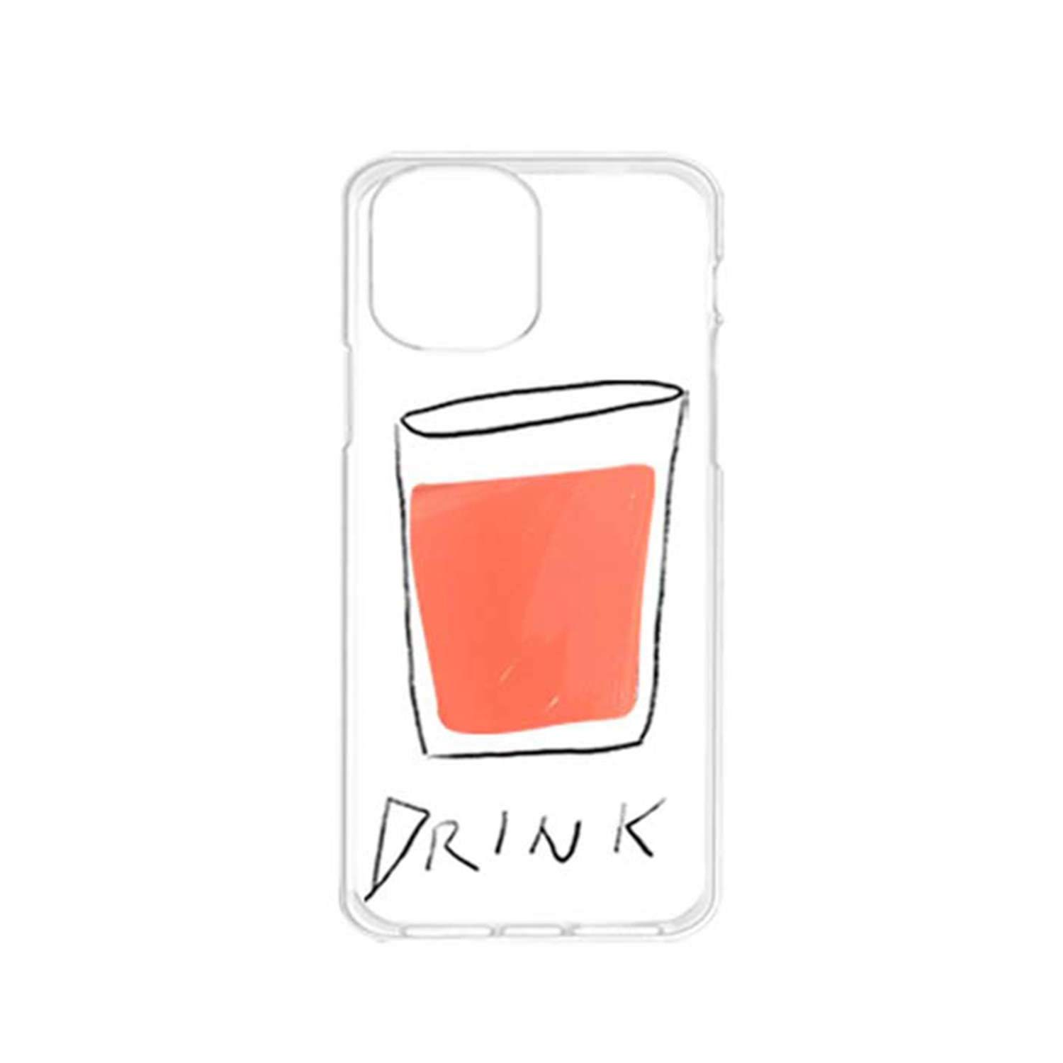 [SET] Drink series : glass phonecase + griptok