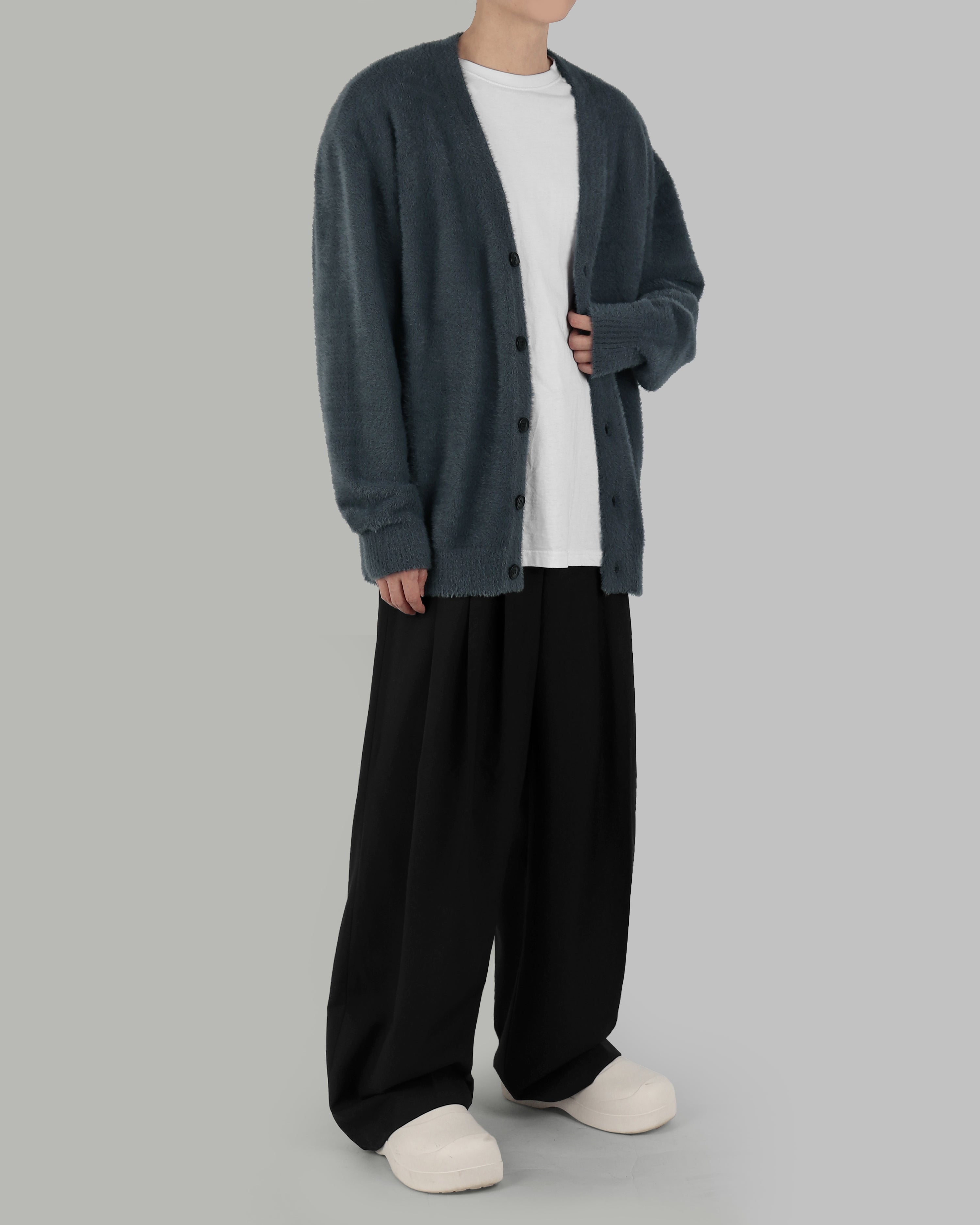 Multi tuck wide slacks