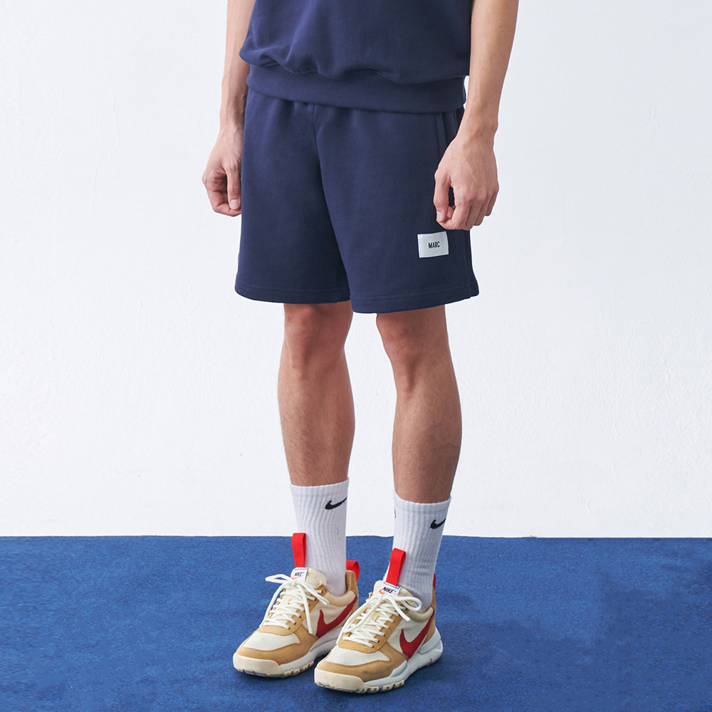 BASIC LABEL SWEAT SHORTS