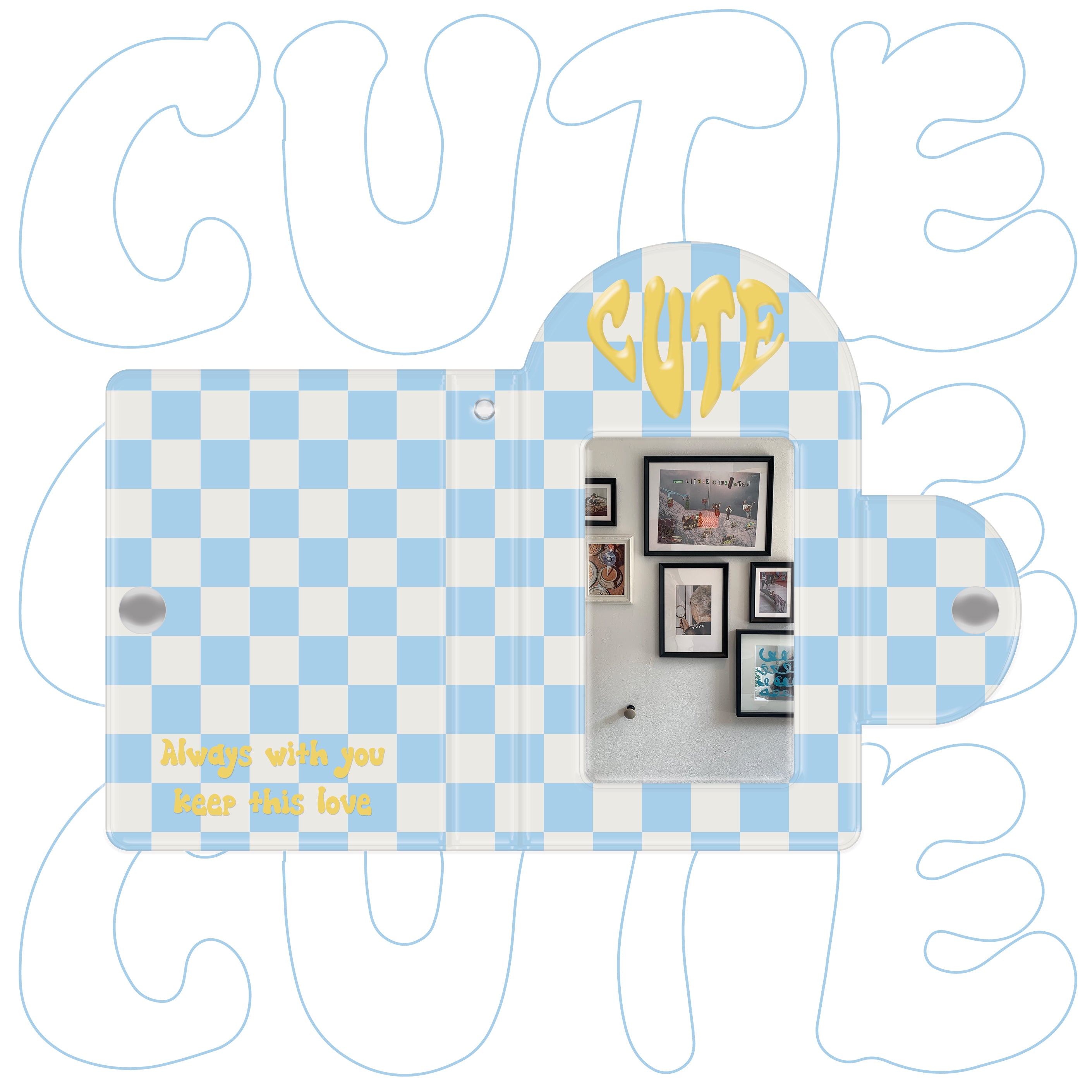 CUTE collect book SKYBLUE