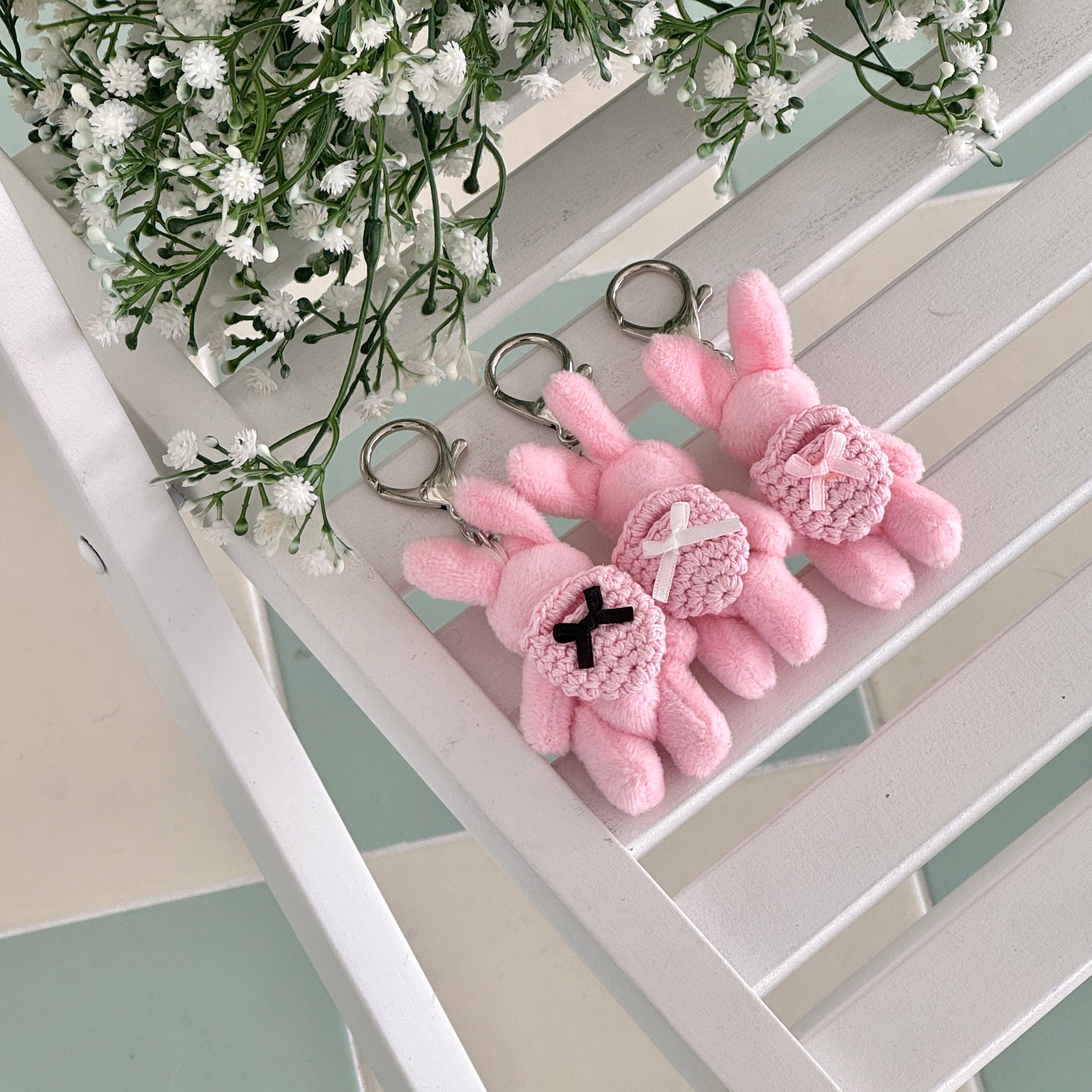 ABOE Baby Bunny KEYRING (2 color)