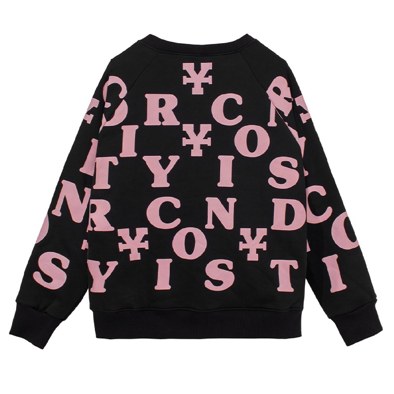 Print Cardigan - Black/Pink