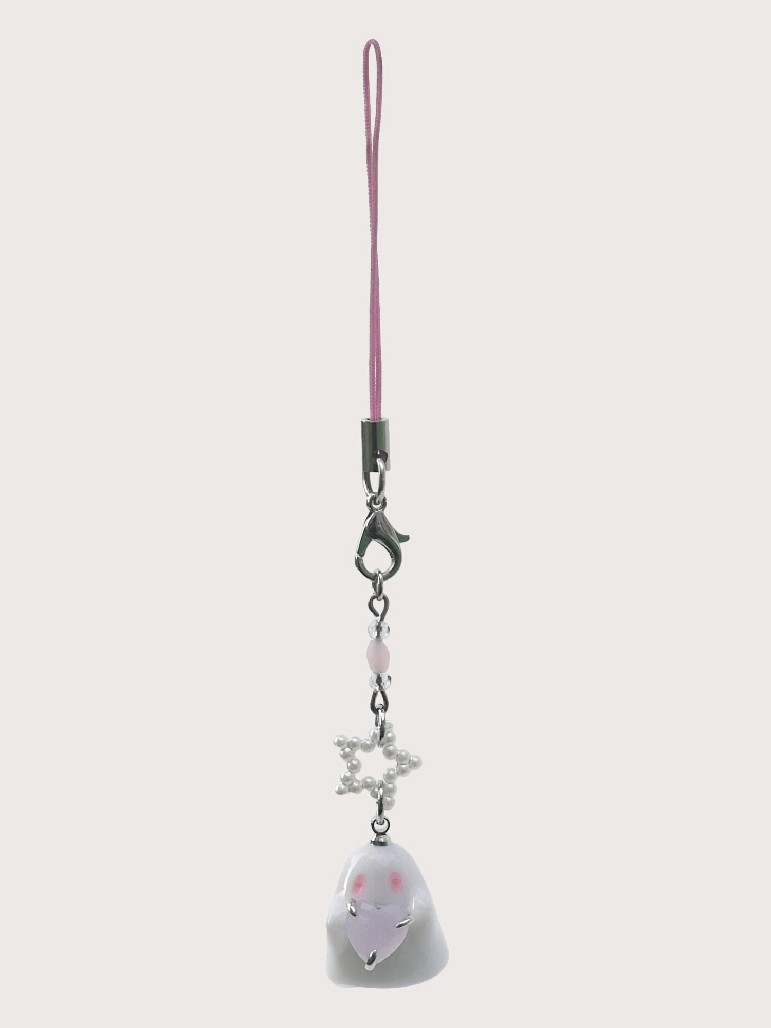 boo! ghost key-ring