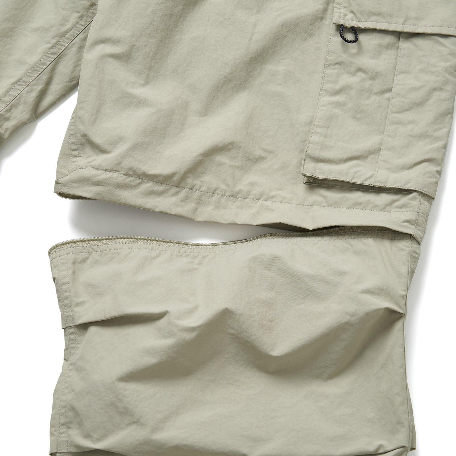 TWO-WAY ZIP MOUNTAIN PANTS (BEIGE)