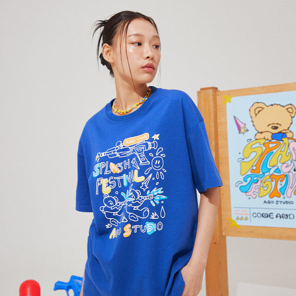 ウォーターボムドローイングTシャツ