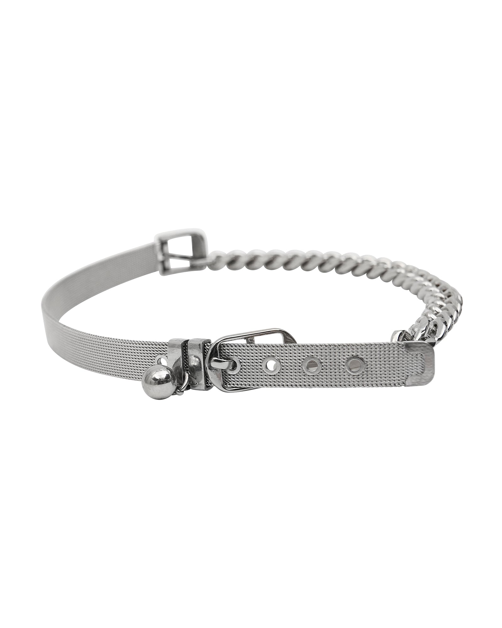 WATCH STRAP CHOKER SILVER