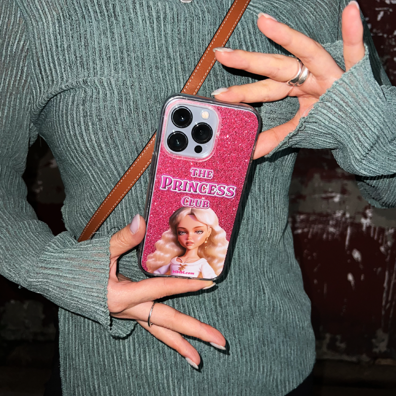 [transparent jelly hard] The Princess Club (Pink) Phone Case
