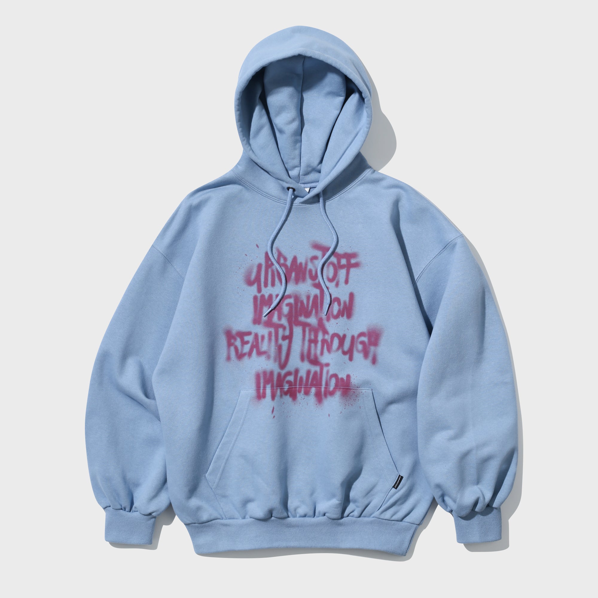 Scribble Paint Hoodie (Powder Blue)