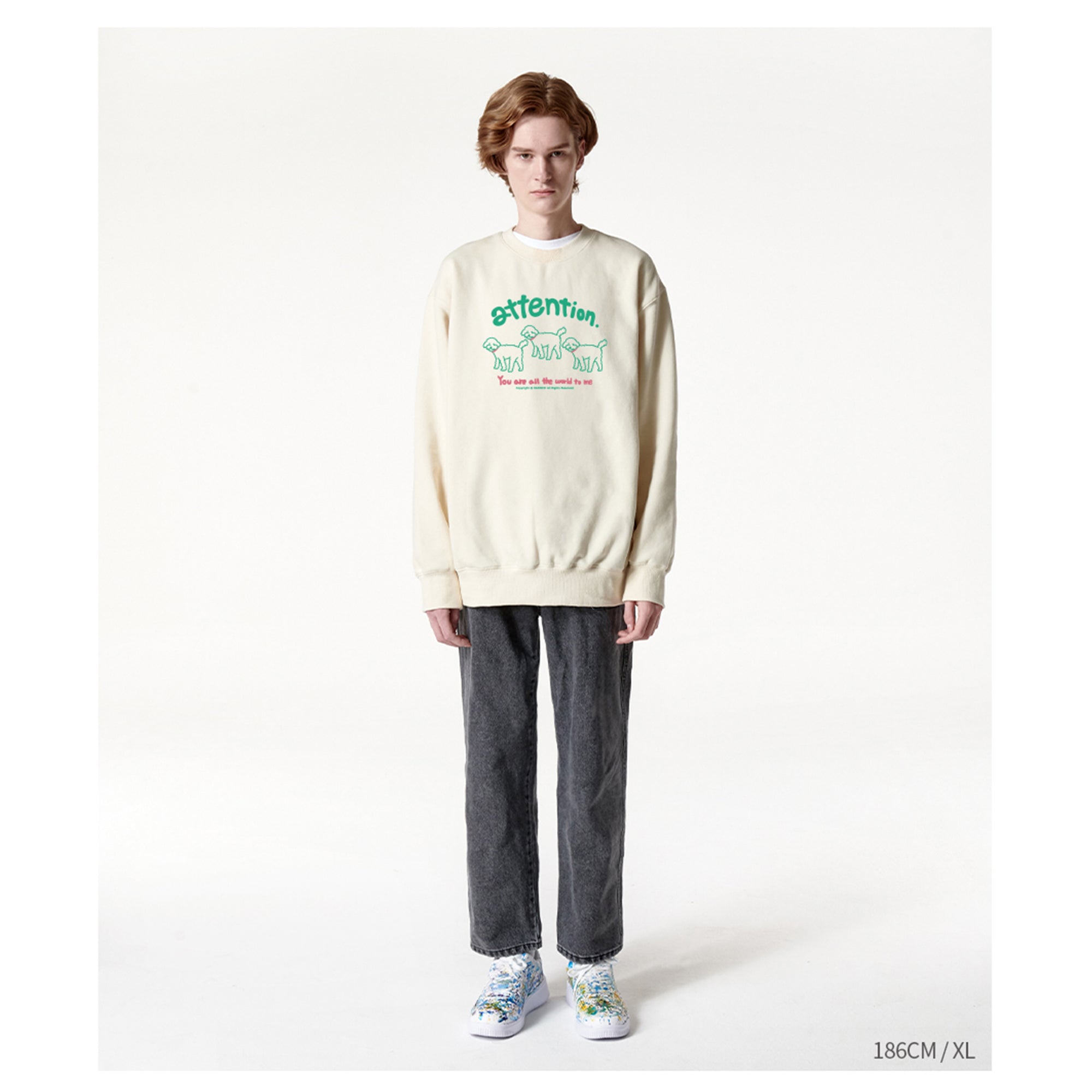 ユニフォームVネックスウェットシャツ / Uniform v neck sweatshirts