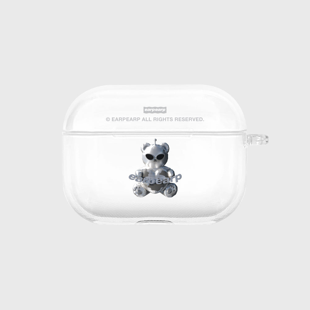 SPACE NIGHT STEEL BEAR(AIR PODS PRO-CLEAR HARD)