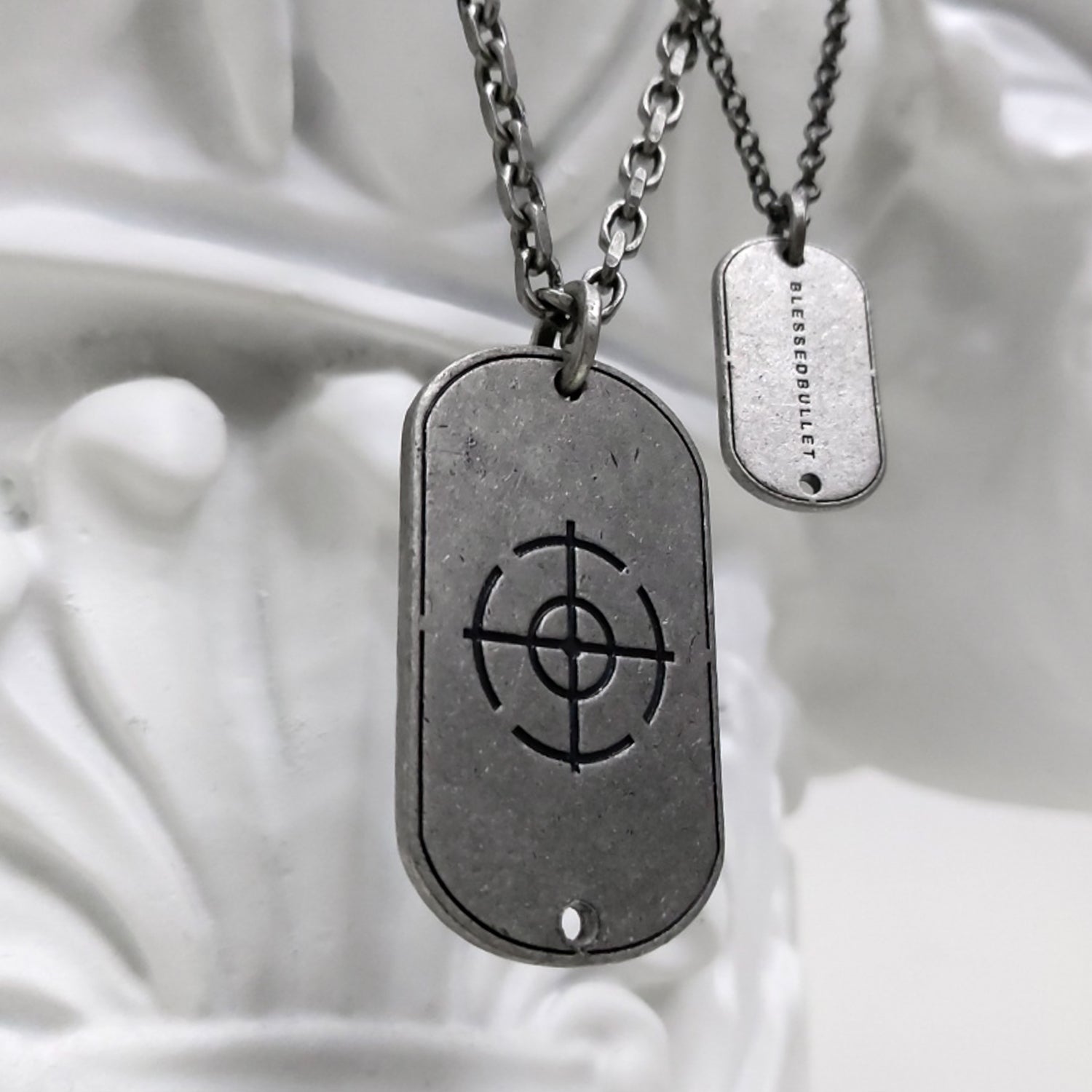 [BLESSEDBULLET]DOGTAG II CHAIN NECKLACE_MINI