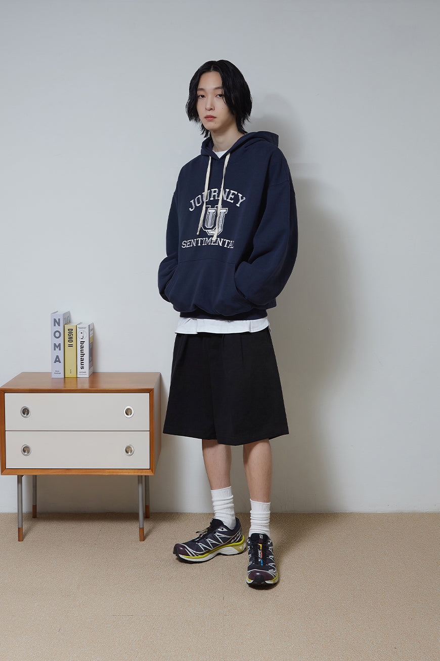 Sentimental Logo Hoodie (Navy)