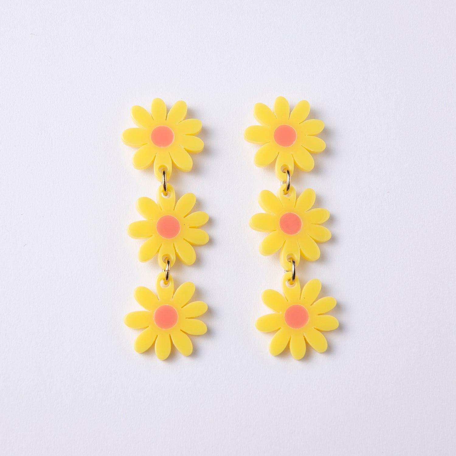 Triple Daisy - yellow