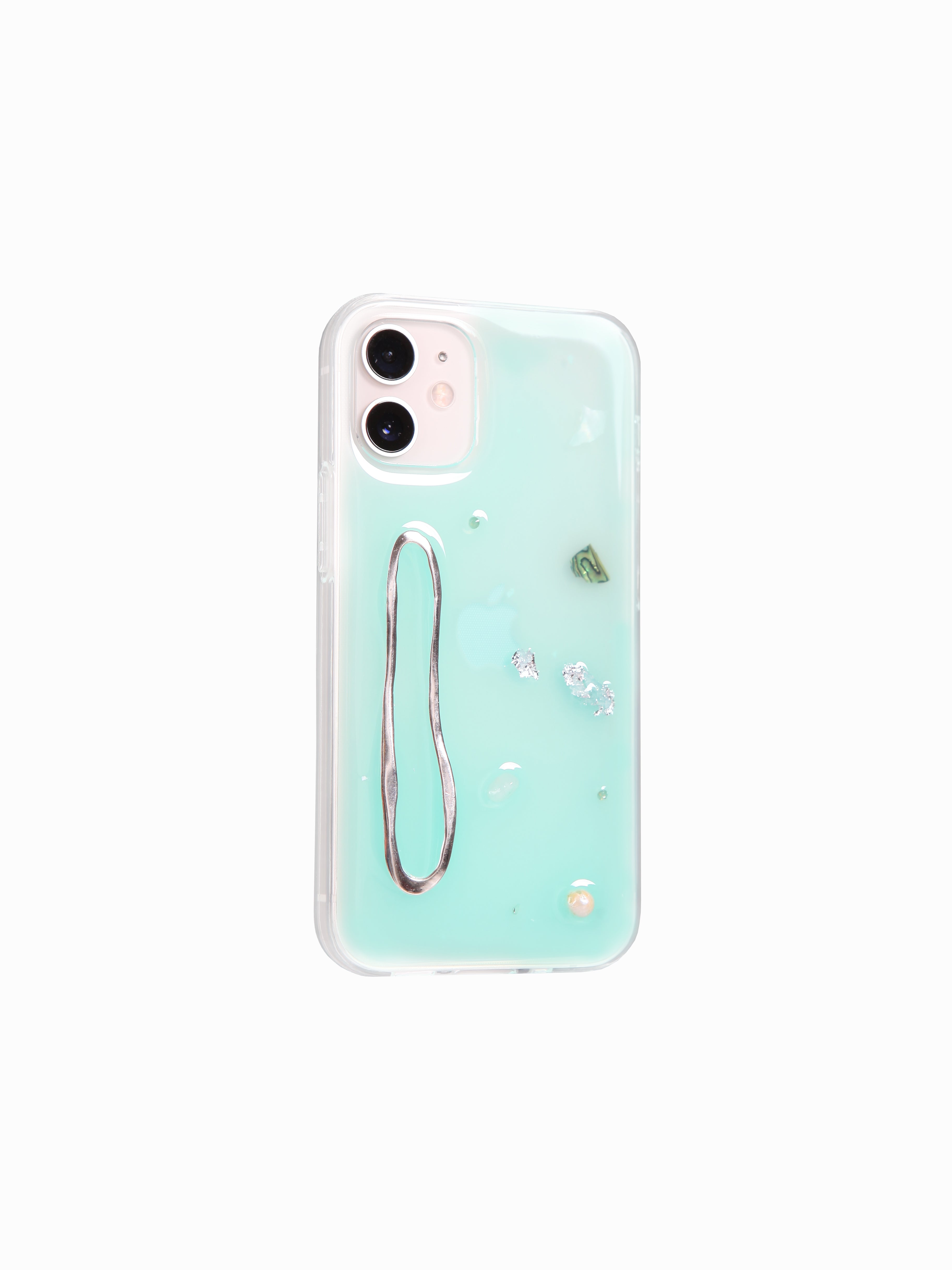 fog green iphone resin case