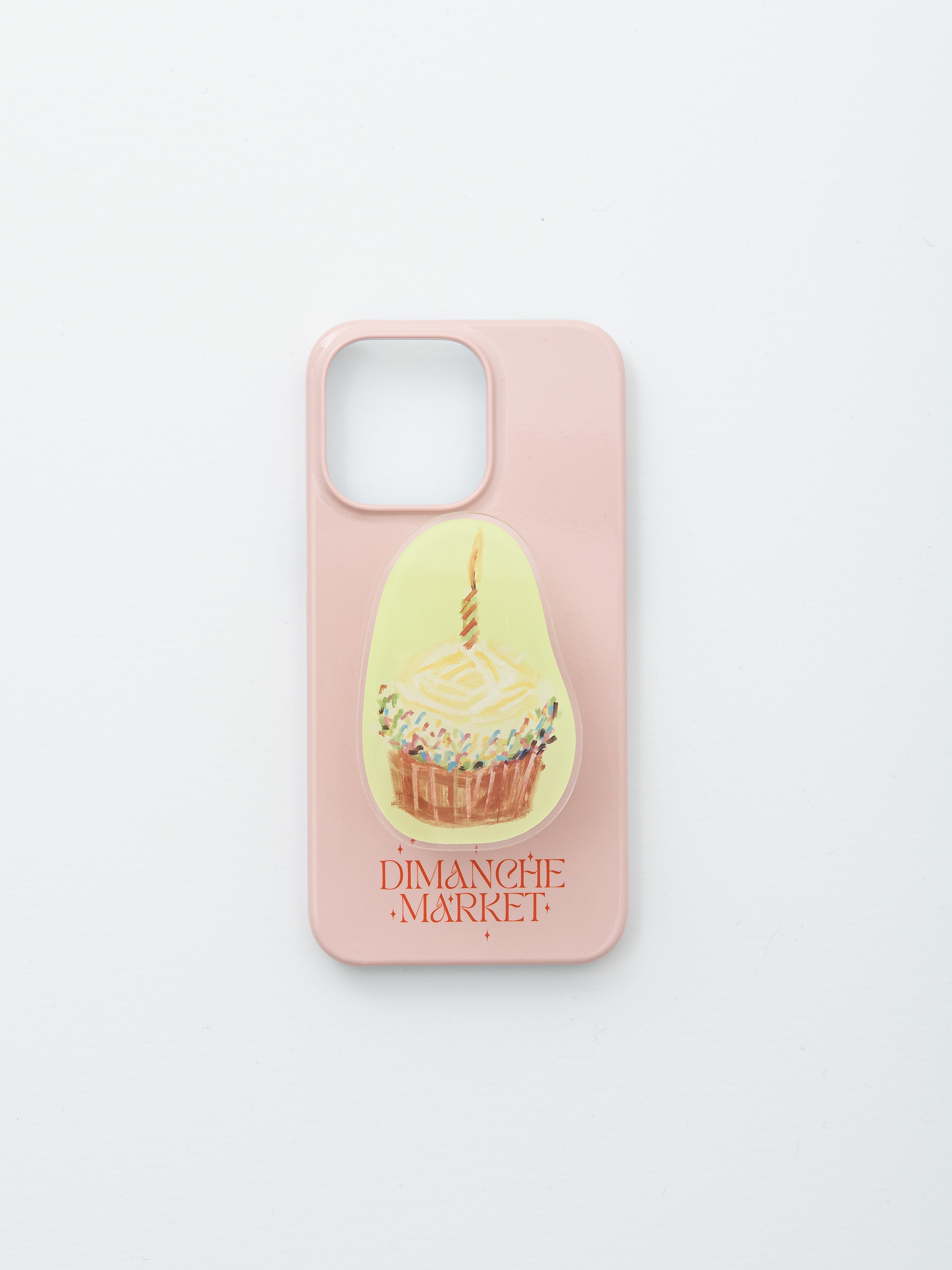 Pink Dimanche Logo Case