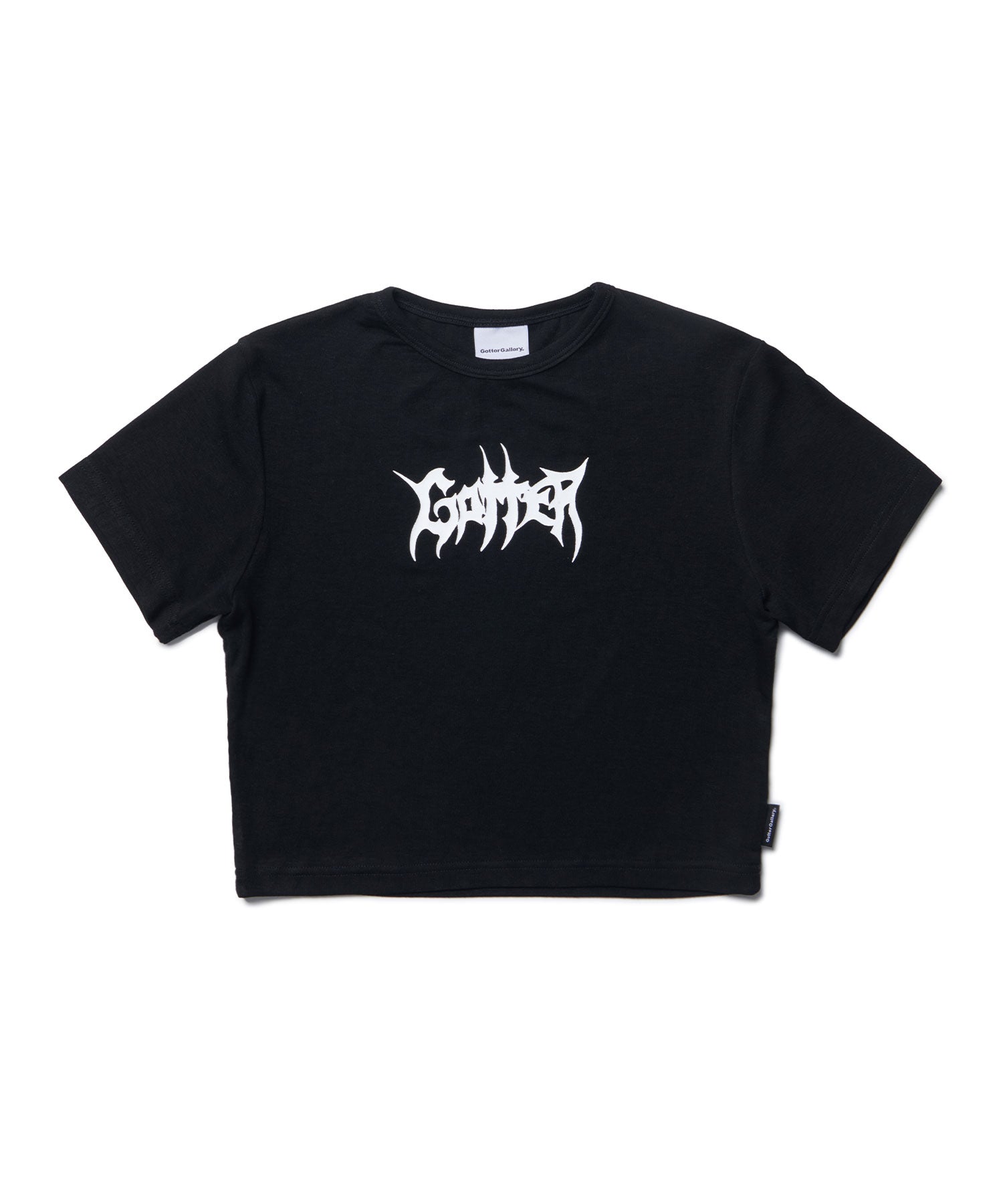 GOTTER BIG LOGO CROP T-SHIRT_BK