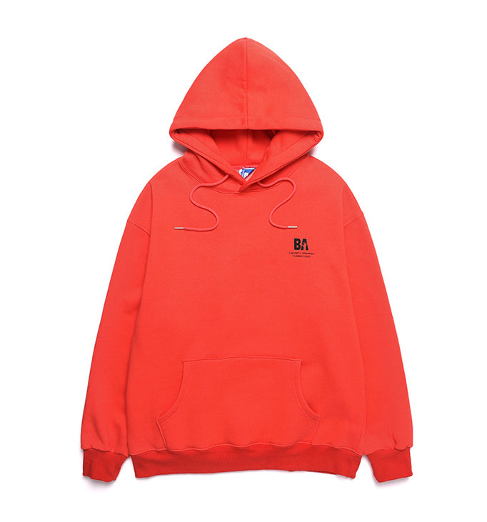 BA CLASSIC LOGO HOOD ORANGE