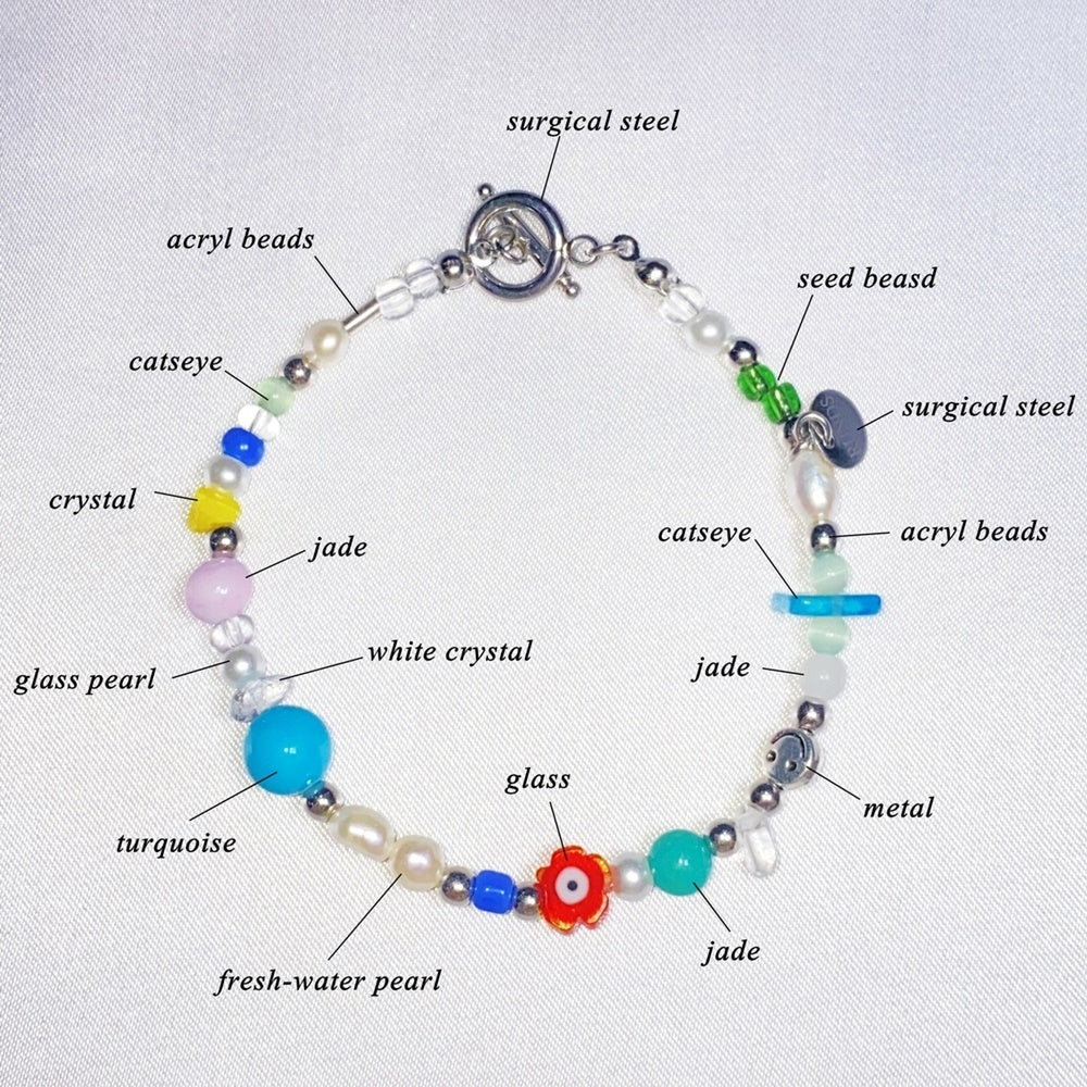 multi beads bracelet 02