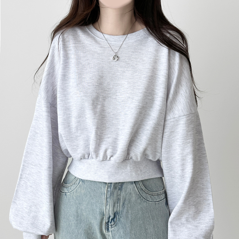 Tear Crop Sweatshirt