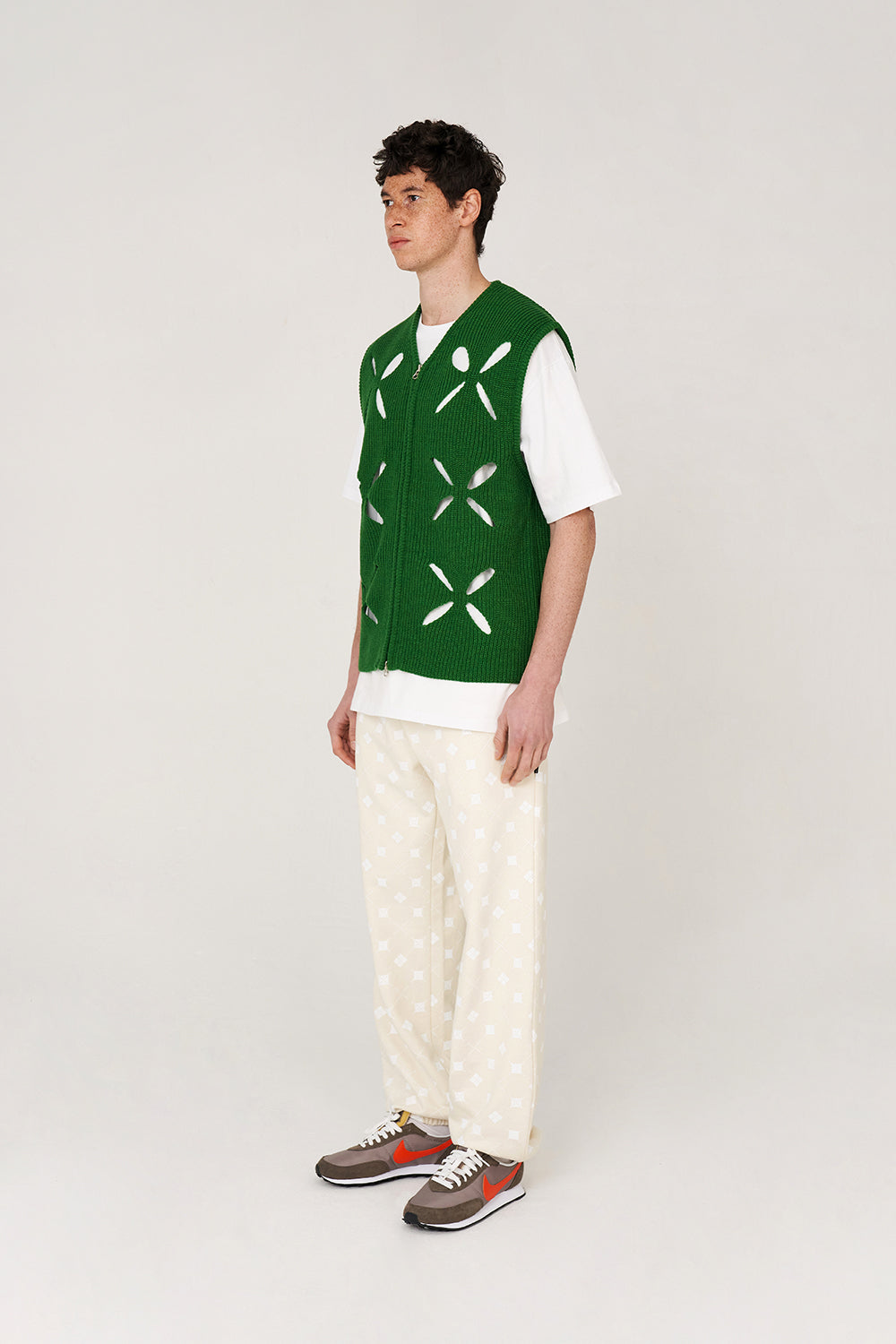 CLOVER ZIP KNIT VEST