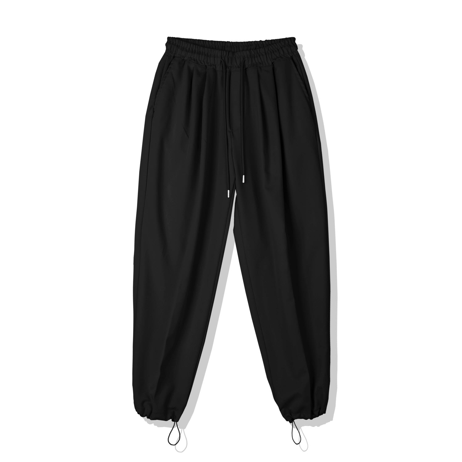 PRK 2TUCK BALLOON FIT 2WAY PANTS BLACK