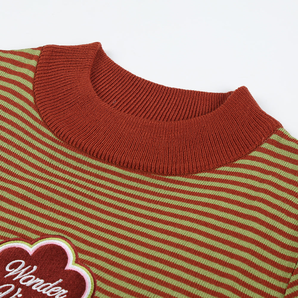 Stripe Slim Knit