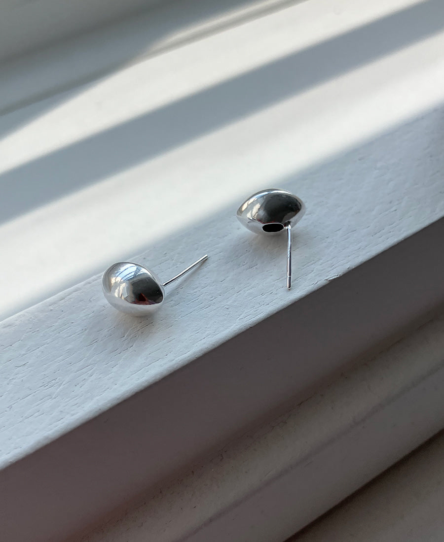 [92.5silver] nuts earrings