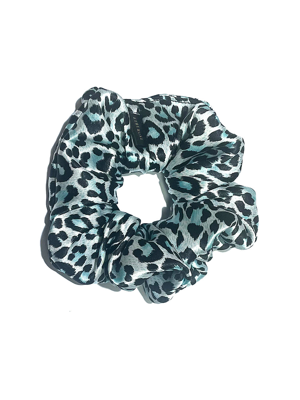 Leopard Printing Satin Hair Scrunchie (5color)