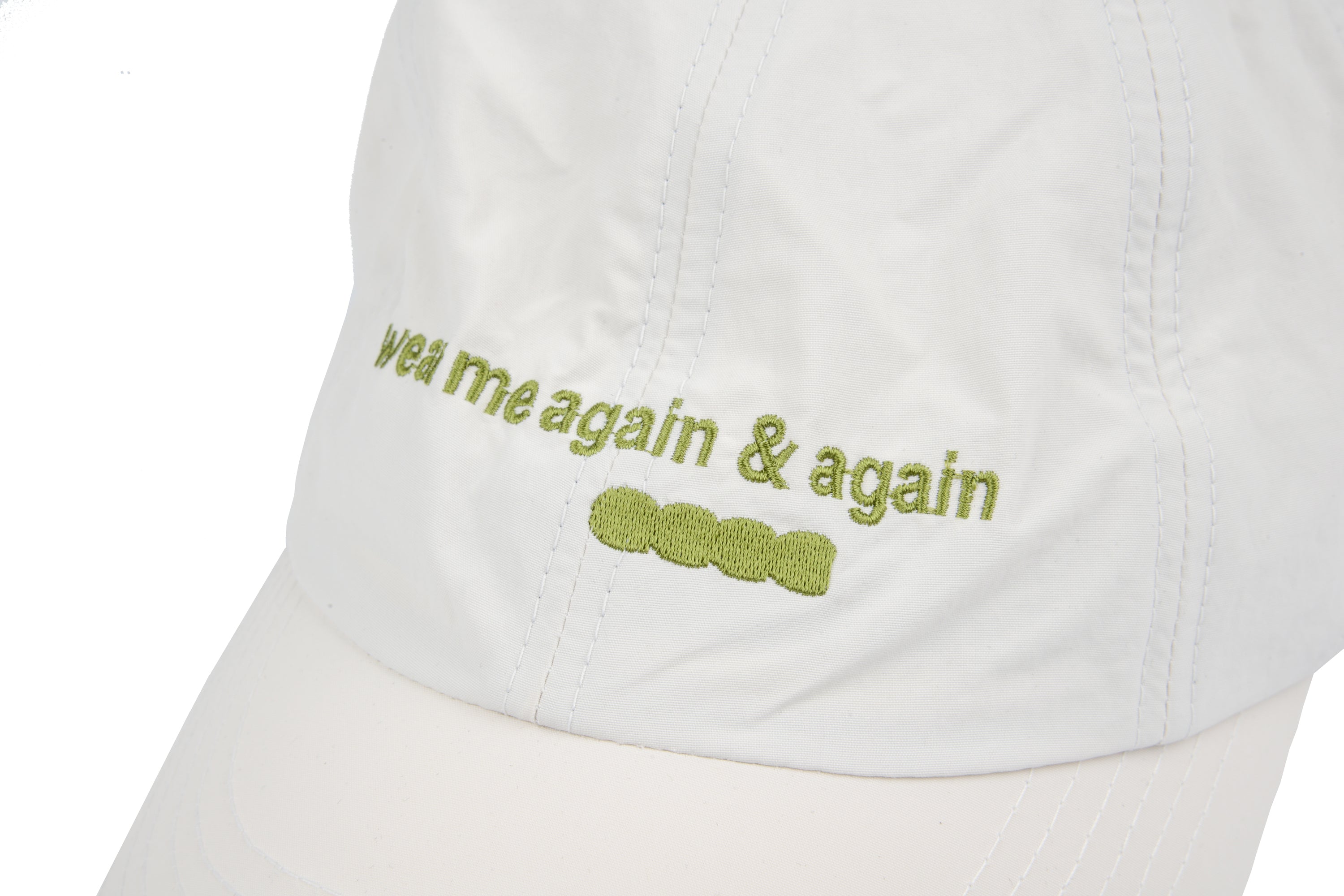 WEAR ME AGAIN & AGAIN NYLON CAP(BEIGE)