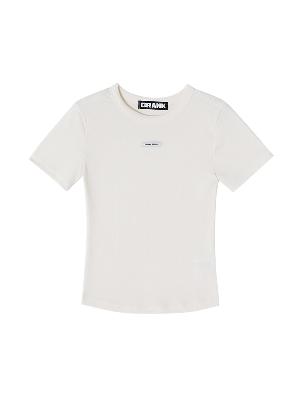 CREW NECK BASIC TOP_WHITE